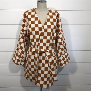 ISO: Madewell Checkered Kimono size large